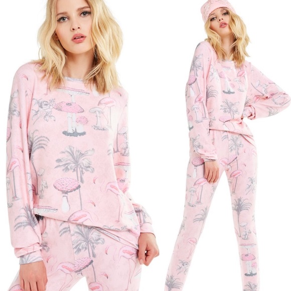 Wildfox Sweaters - Wildfox Pink Paradise Baggy Beach Jumper Sweater